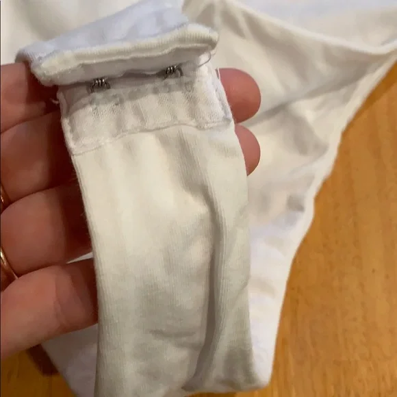 Tiger Mist White Isabella Long Sleeve Bodysuit M - Picture 5 of 6